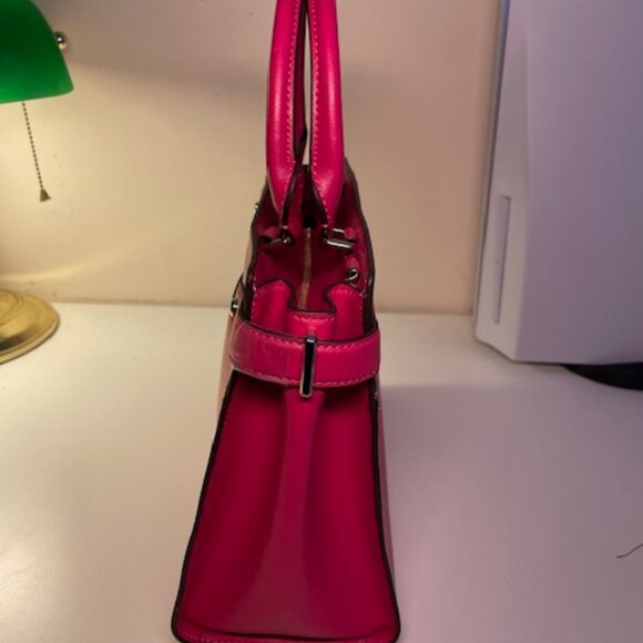 Kate Spade Medium Hot Pink  leathervSatchel Pocketbook Brand New - Picture 7 of 8